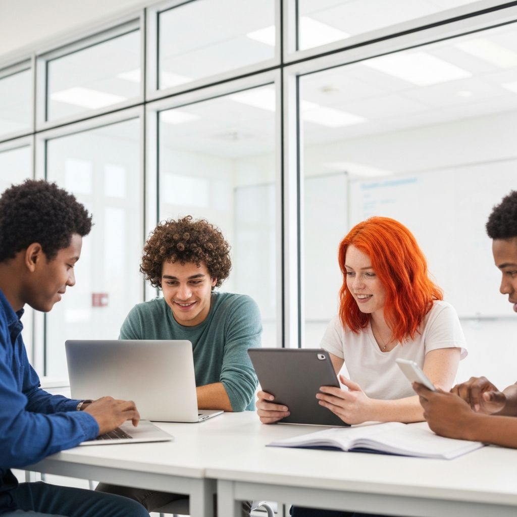 Students learning at NextGen Skill Academy